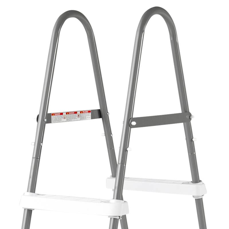 Intex Above Ground Steel Frame Swimming Pool Ladder for 42-In. Wall Height Pools - 15.16
