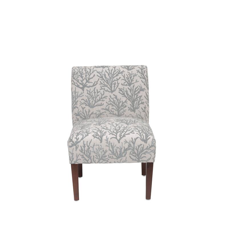 Samantha Transitional Button Tufted Slipper Chair