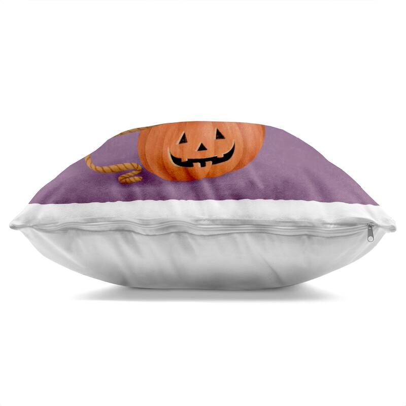 Stupell Howdy Pumpkin Western Ghost Decorative Printed Throw Pillow Design by Sarah Hickman