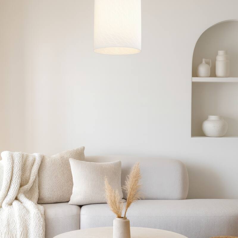 Varaluz Swirled Pendant - Chrome - 12"W x 16"H