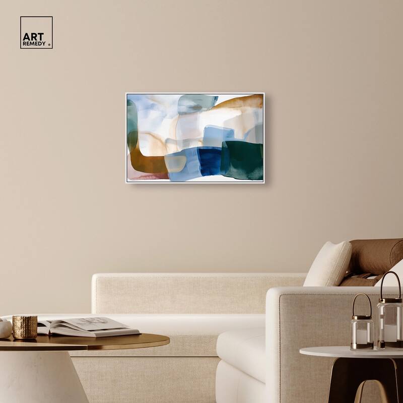 Contoured Calm I Canvas by Art Remedy