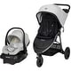 preview thumbnail 1 of 14, Gia XP Luxe 3-Wheel Travel System - Midnight Moon -Black-Grey Grey