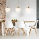 preview thumbnail 25 of 66, Cleo Adjustable Drop Metal/Glass LED Pendant, by JONATHAN Y
