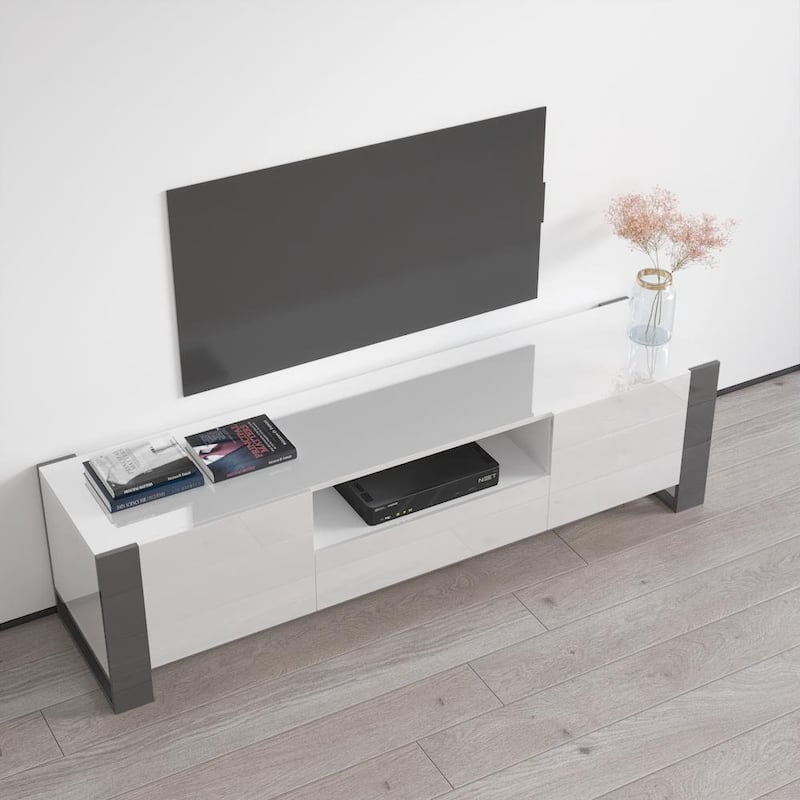Woody 71" Modern All High Gloss TV Stand