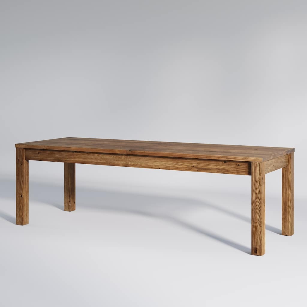 78.7" Dining Table for 6 8 10, Solid Wood Rustic Large Kitchen Table