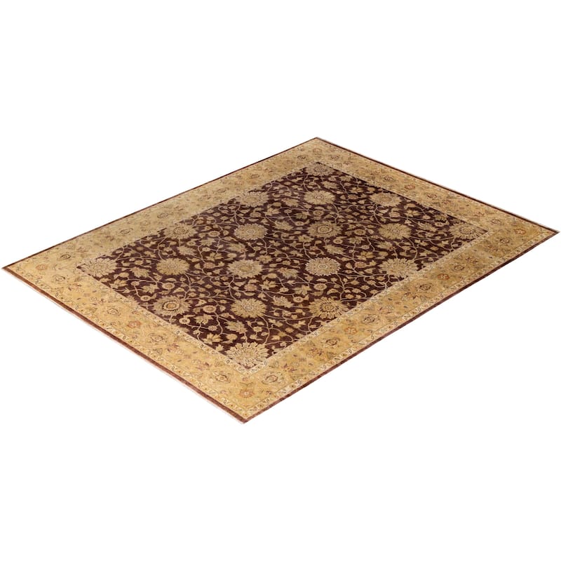 Oushak One-of-a-Kind Handmade Area Rug, Red - 9' 1" x 11' 10"