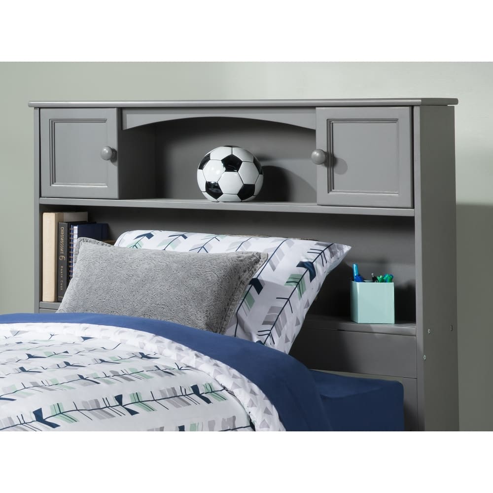 AFI Newport Bookcase Headboard with Attachable Charger