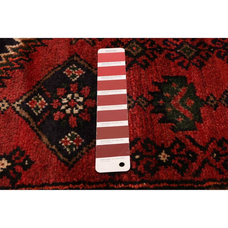 ECARPETGALLERY Hand-knotted Andelz Red Wool Rug - 4'7 x 6'11