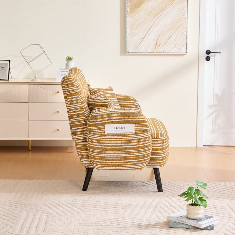 Modern style two seater sofa with ultra comfortable armrests