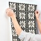 preview thumbnail 5 of 5, York Wallcoverings Mimosa Fleur Carbon Black Wallpaper