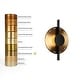 preview thumbnail 8 of 11, Modern Farmhouse 1-Light LED Gold Black Wall Sconces Bathroom Vanity Lights - D12.6" x H18.5"