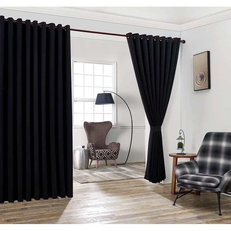 Home Sweet Home Dream Thermal Insulated Blackout Curtain Panels with Tie-Backs