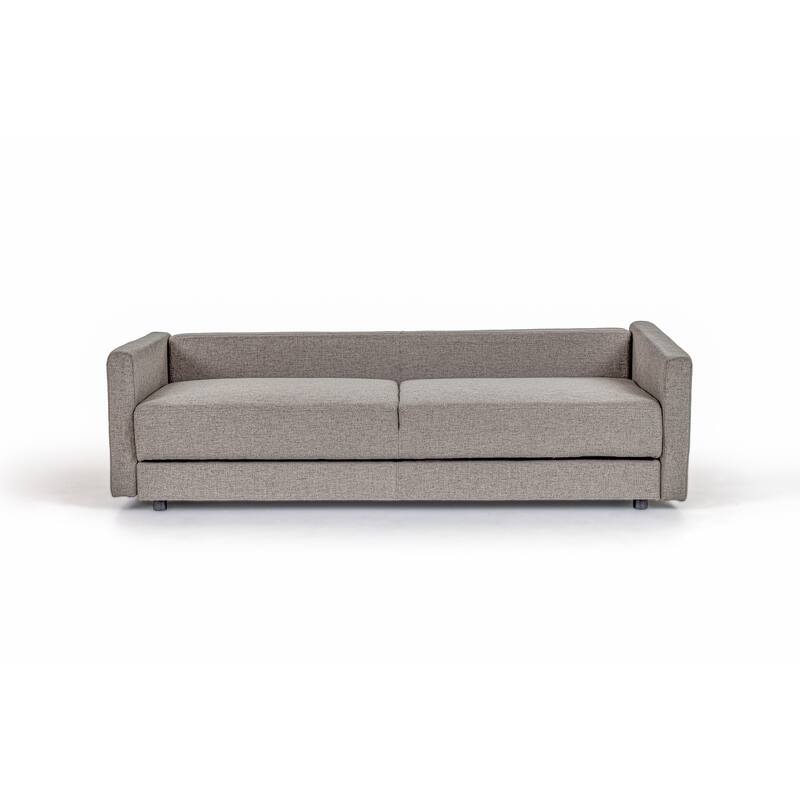 Divani Casa Fredonia Modern Grey Fabric Sofa Bed