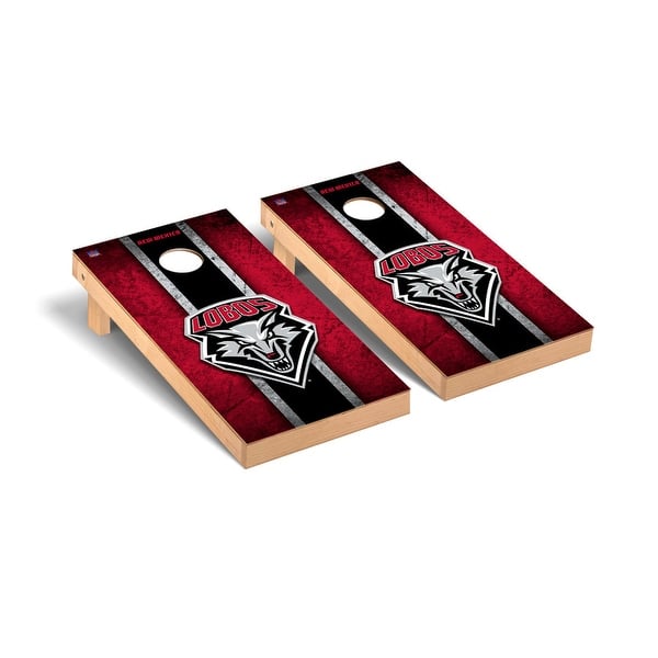 slide 2 of 5, New Mexico Lobos 2x4 Pro Cornhole Boards - V3 Include Carrying Case