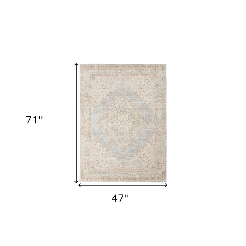 Qata Power Loomed Area Rug By HomeRoots