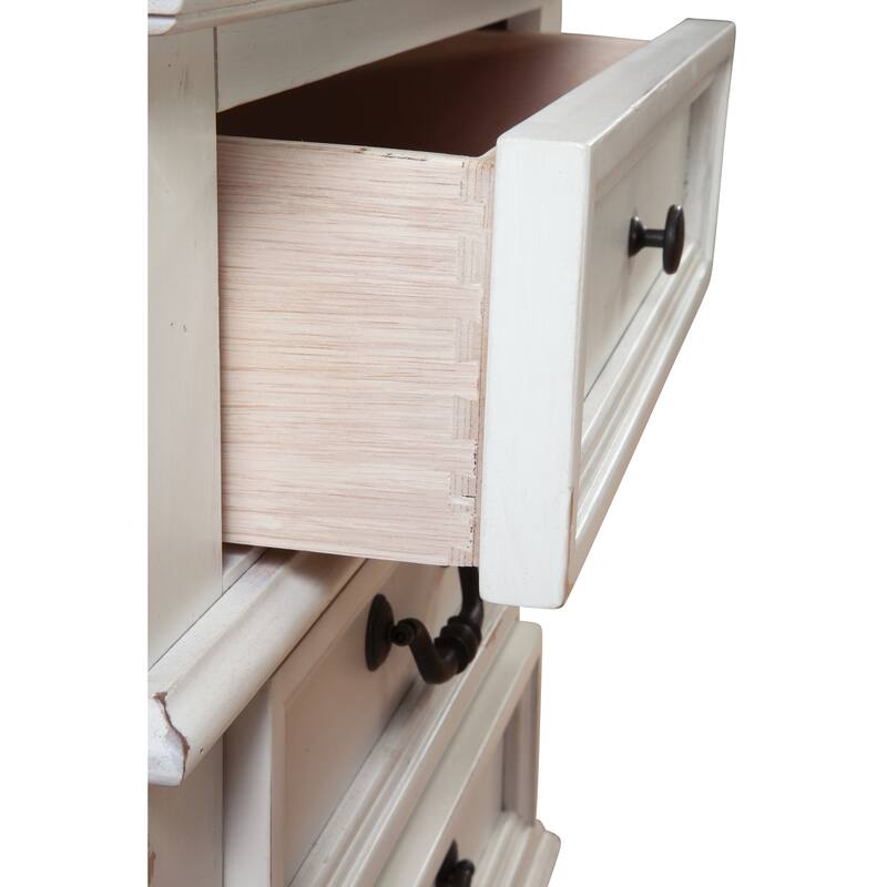 Lakewood Distressed Wood Dresser with Optional Mirror