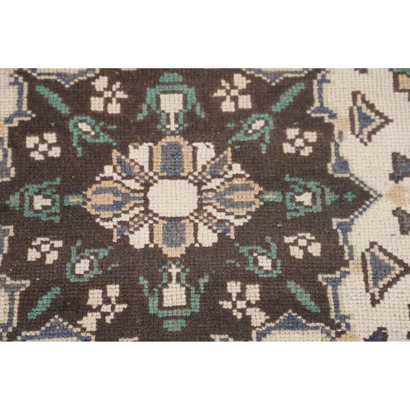 Bakhtiari Persian Vintage Area Rug Hand-Knotted Wool Carpet - 4'3" x 6'8"