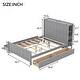 preview thumbnail 24 of 28, Full Storage Bed Frame with Headborad, Drawers, Storage Shelves