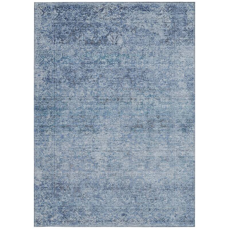 HomeRoots Abstract Traditional Rectangle Outdoor Rug