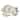 Bloomhouse Yuelu Bloom Scallop Embossed 16pc Dinnerware Set Service for 4 Plates and Bowls Jasmine White