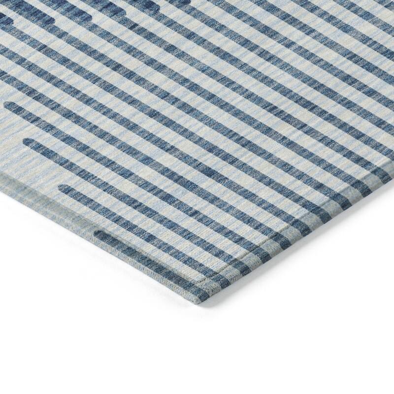 HomeRoots Geometric Transitional Rectangle Outdoor Rug