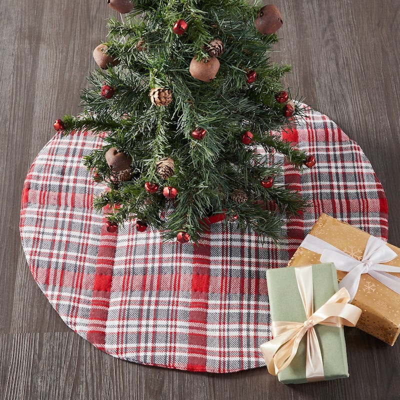 Gregor Plaid Tree Skirt 24 - 24 in