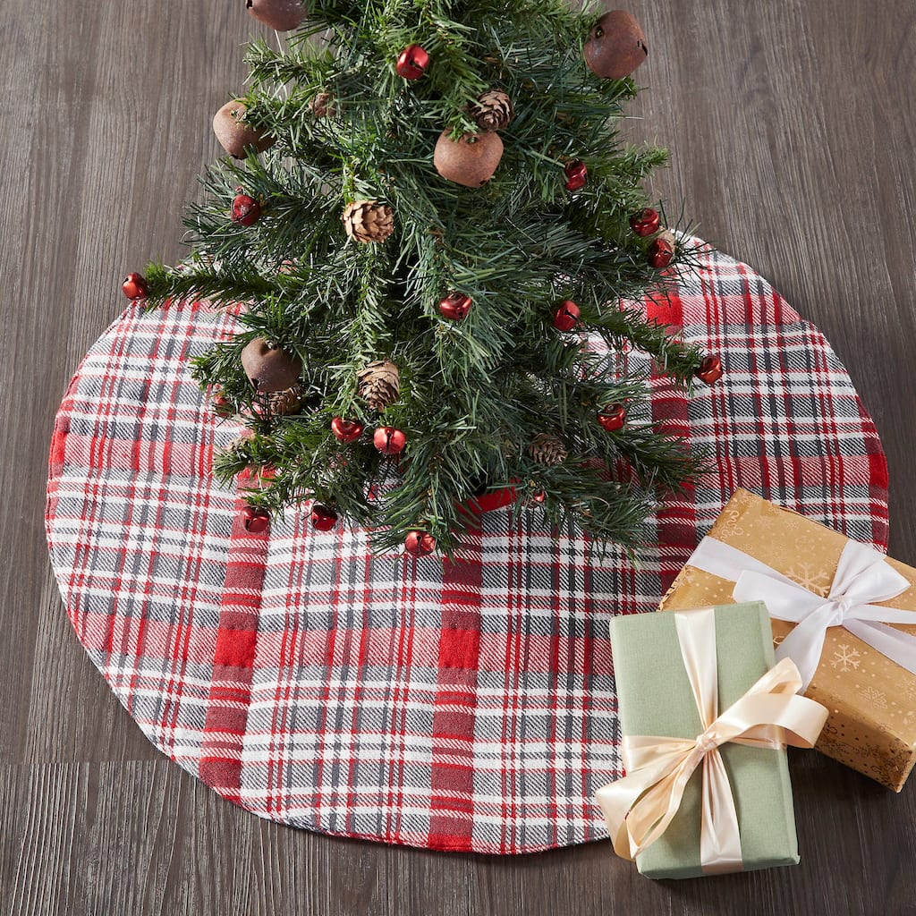 Gregor Plaid Tree Skirt 24