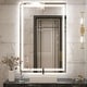 preview thumbnail 2 of 52, LED Bathroom Vanity Mirror Wall Mounted with Double Light Strip, 3-Color Dimmable, Anti-Fog, HD Tempered Glass, UL-Listed, ETL