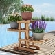 preview thumbnail 2 of 2, Patio Festival Outdoor Zigzag Pallet Plant Stand