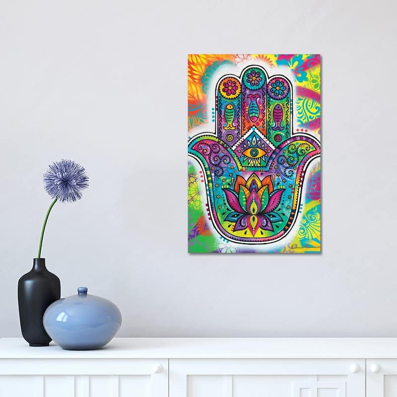 iCanvas "Hamsa II" by Dean Russo Canvas Print - 18x12x1.5