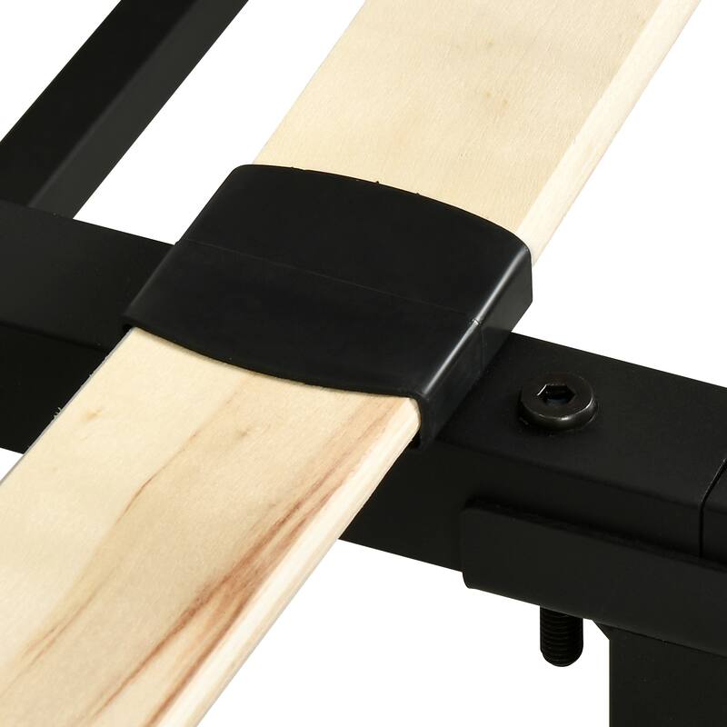 Moasis Lift-Up Storage Bed Frame with Charging Station & Storage Headboard