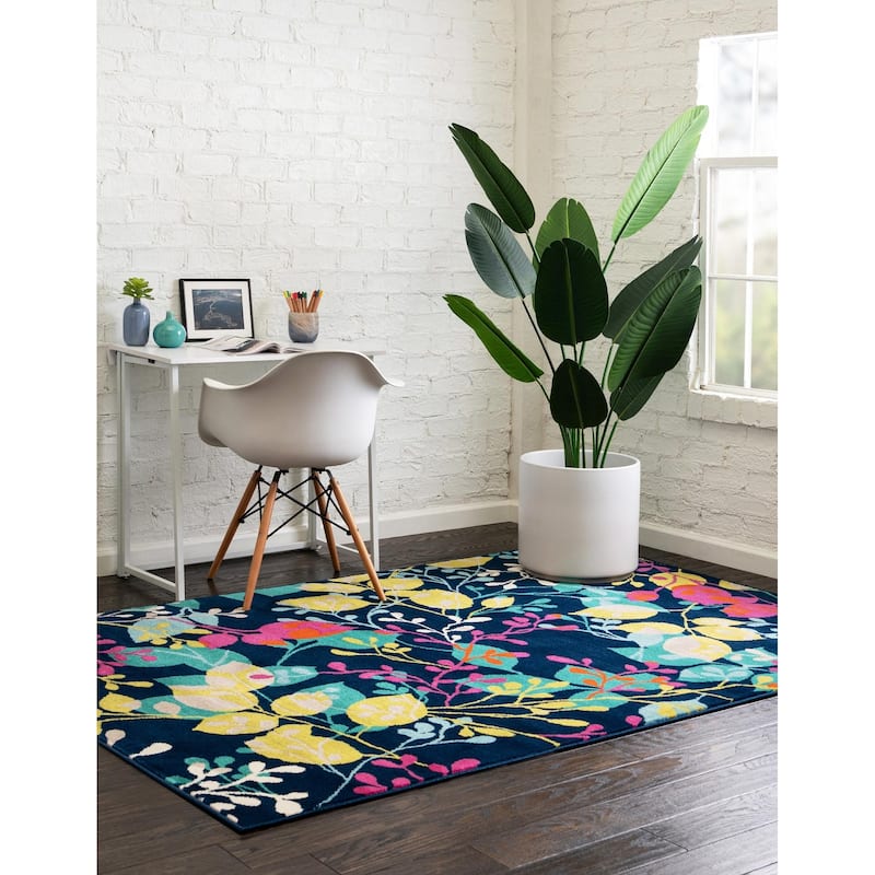 Contemporary Chorisia Collection Area Rug
