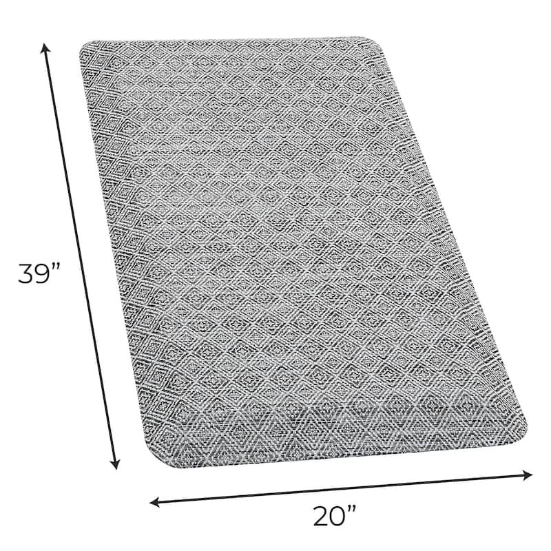 Linery & Co. Anti Fatigue Mat Comfortable Thick Padding for Kitchen or Office.