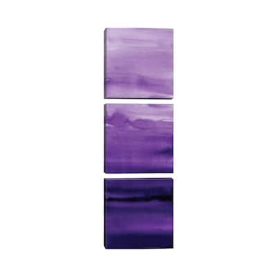 iCanvas "Purple Blend" by Allie Corbin 3-Piece Canvas Wall Art Set