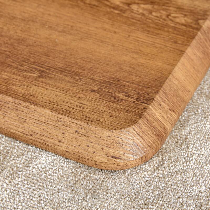 Rectangular Coffee Table withTempered Glass Tabletop