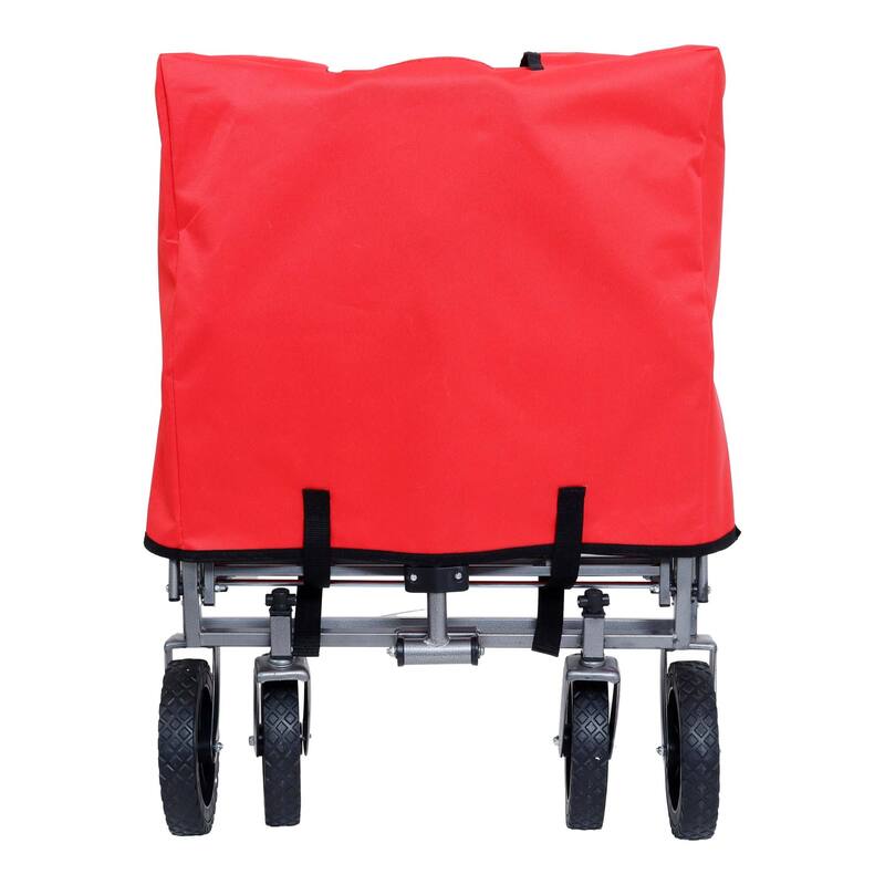 3.1 cu ft. Wagon Cart Foldable with Drink Holders