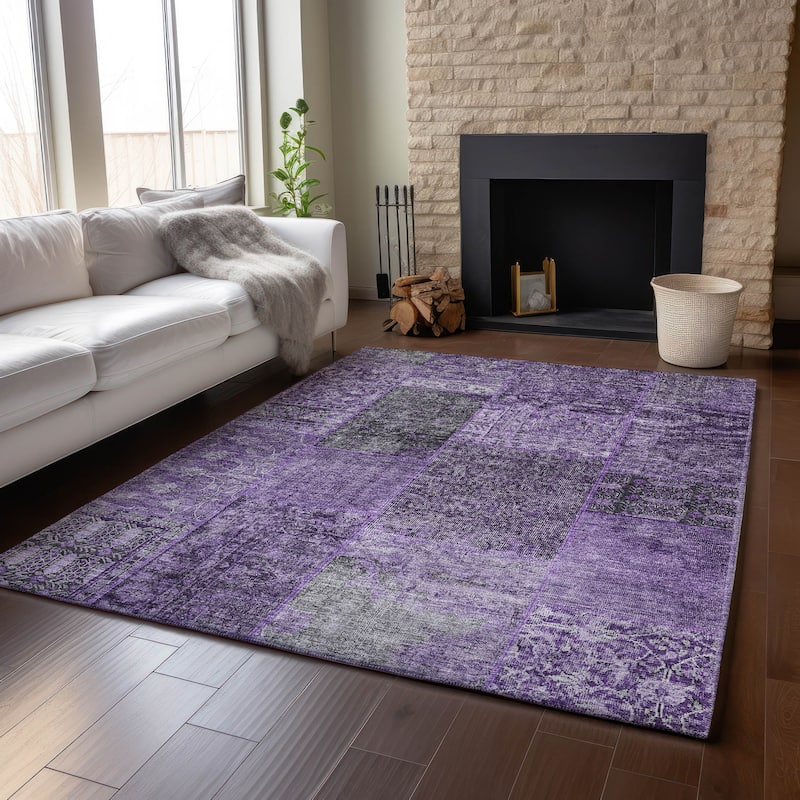 Premium Washable Super Soft Boho Patches Mayfield Rug