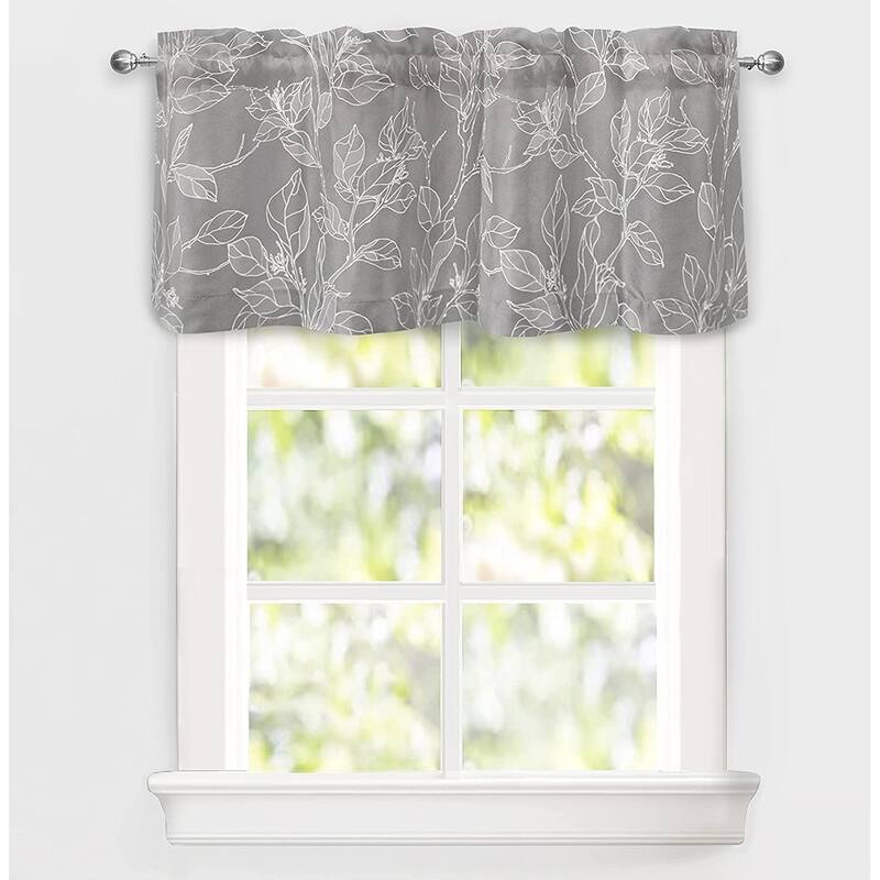 Carson Carrington Tappet Sketch Pattern Lined Window Valance