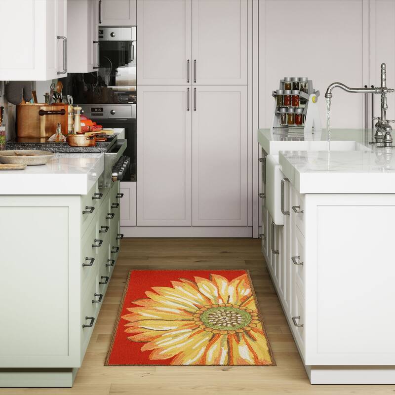 Liora Manne Frontporch Sunflower Indoor/Outdoor Mat