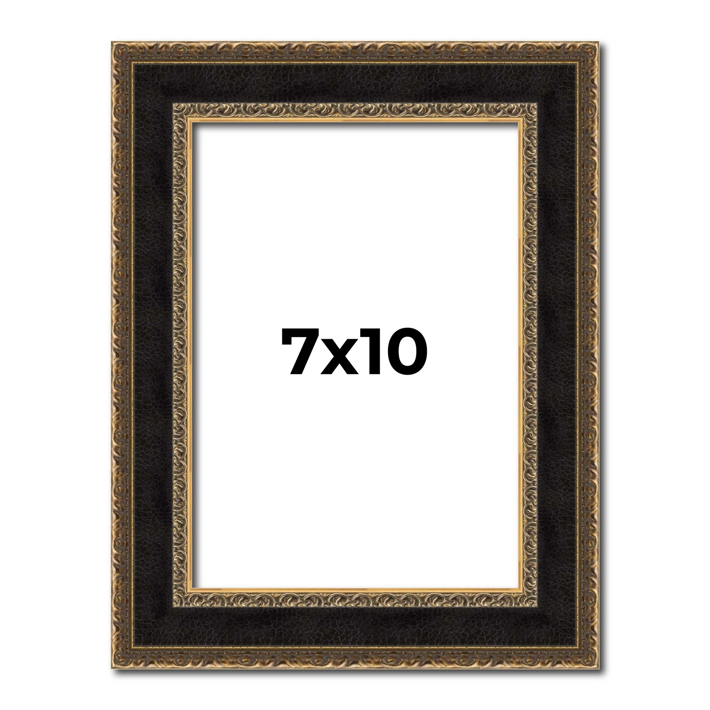 7x10 Frame Gold Antique Vintage Sold Wood Picture Frame | 1.75 Inch
