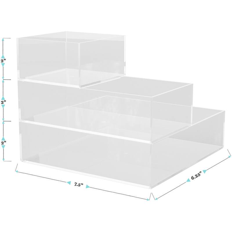 Flash Furniture BE-PB3317-3-MS Brody 2" Tall Tiered Office Organizer