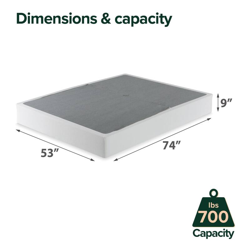 Priage by Zinus 9 inch BiFold Mattress Foundation