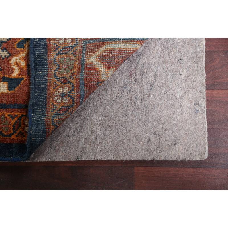 Pre-1900 Vegetable Dye Mahal Persian Area Rug Hand-knotted Wool Carpet - 8'10" x 11'8"