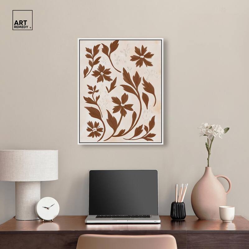 Sepia Sepal II Canvas by Art Remedy