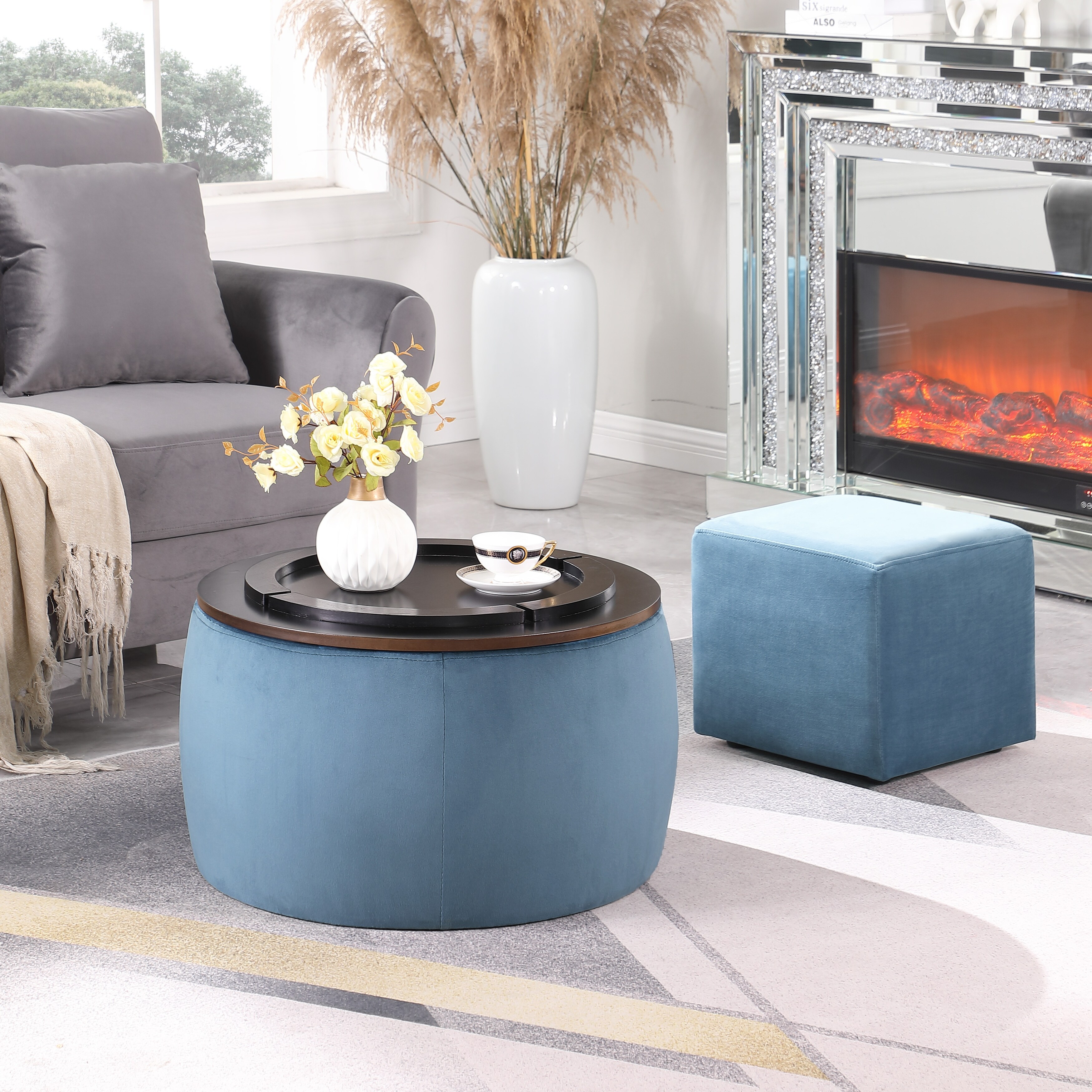 Pier one footstool cushion outlet