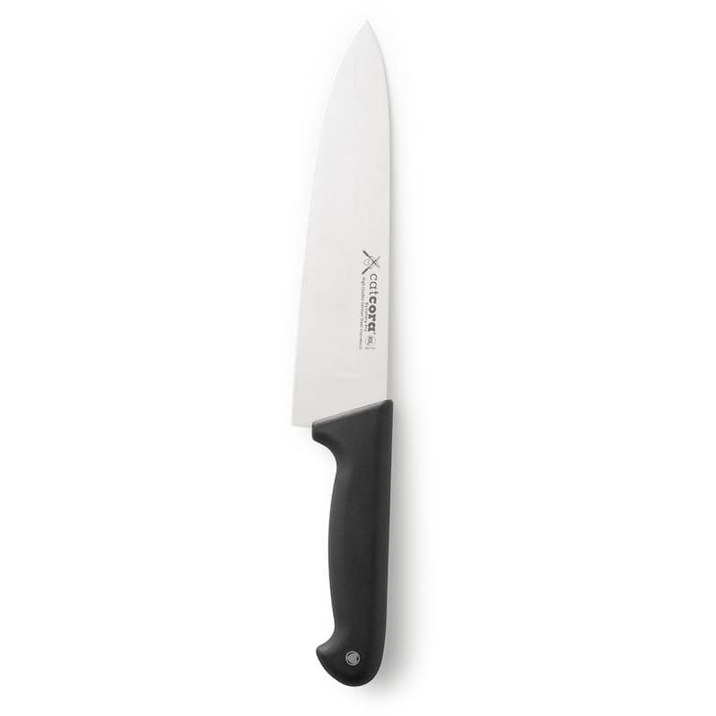 CatCora Chef Knife, Professional 8-Inch German Steel Blade, Ergonomic Soft-Grip Handle, NSF-Certified Kitchen Knife - Aluminum