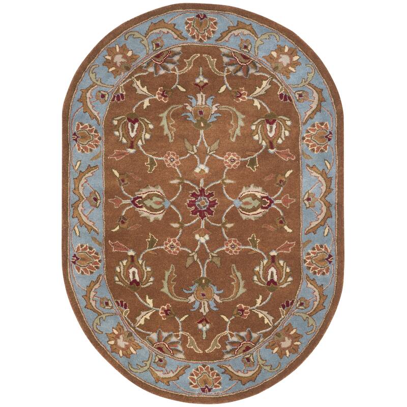 SAFAVIEH Handmade Heritage Full Bloom Traditional Oriental Wool Rug