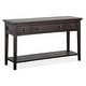 preview thumbnail 1 of 8, Magnussen Home Westley Falls Graphite Rectangular Sofa Table - 50''W x 16''D x 29''H 50''W x 16''D x 29''H - Graphite - Wood