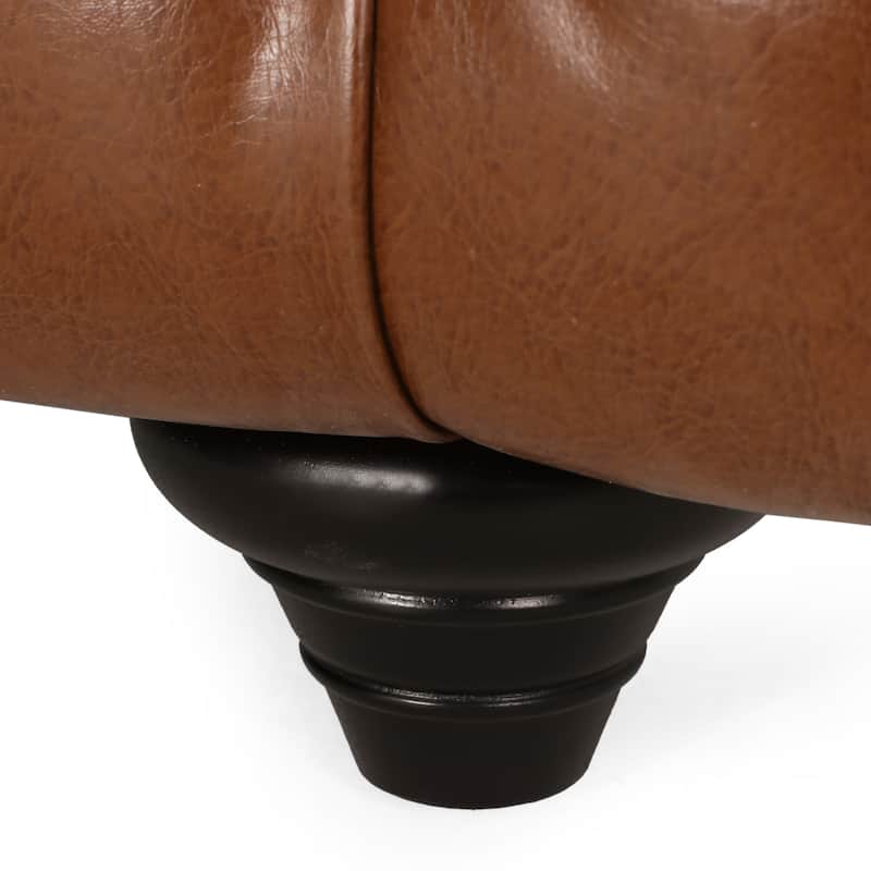 Sagewood Transitional Deeply Tufted Sofa by Christopher Knight Home