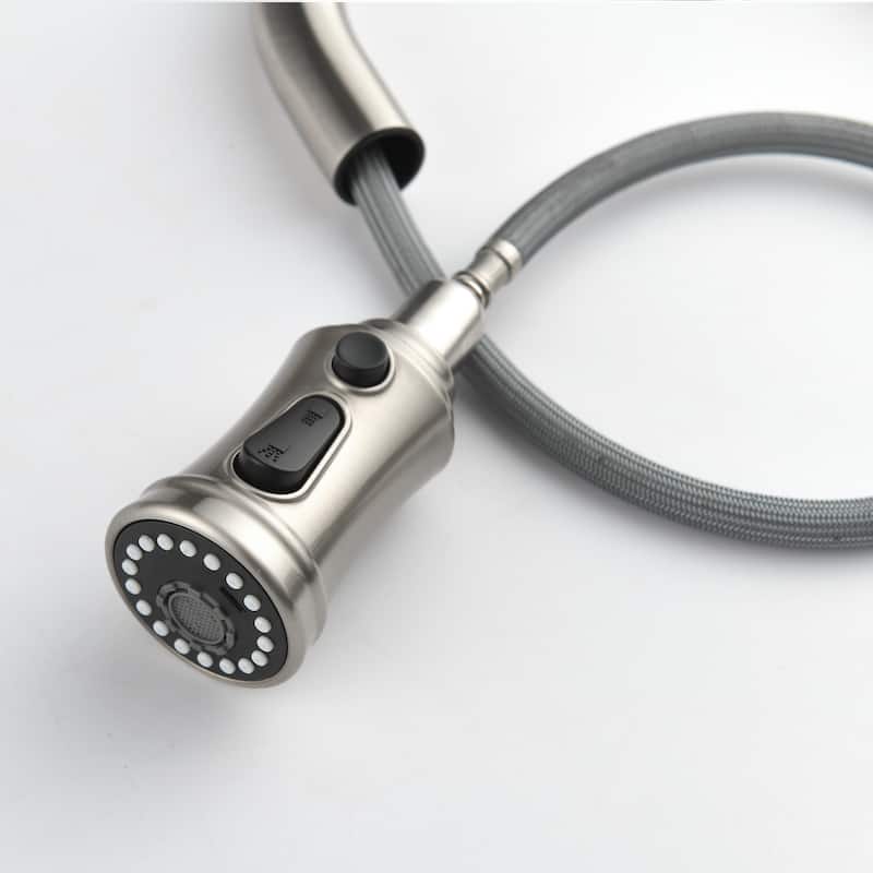 High Arc Stainless Steel Kitchen Faucet with Pull Down Sprayer